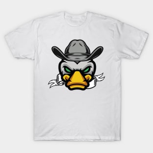 duck in his cowboy hat angry duck T-Shirt